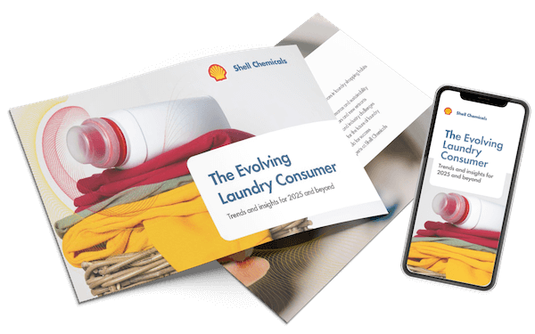 A thumb of the white paper.