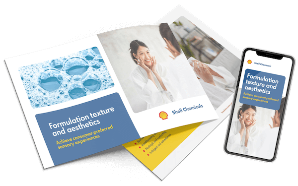 A thumb of the white paper.